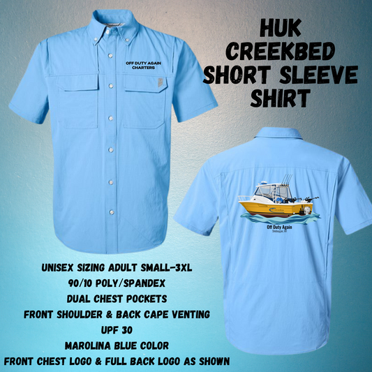 Huk Creekbed Short Sleeve Button Down Shirt