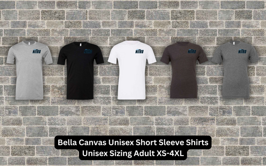 Bella Canvas Unisex Short Sleeve Shirt Large Front Logo