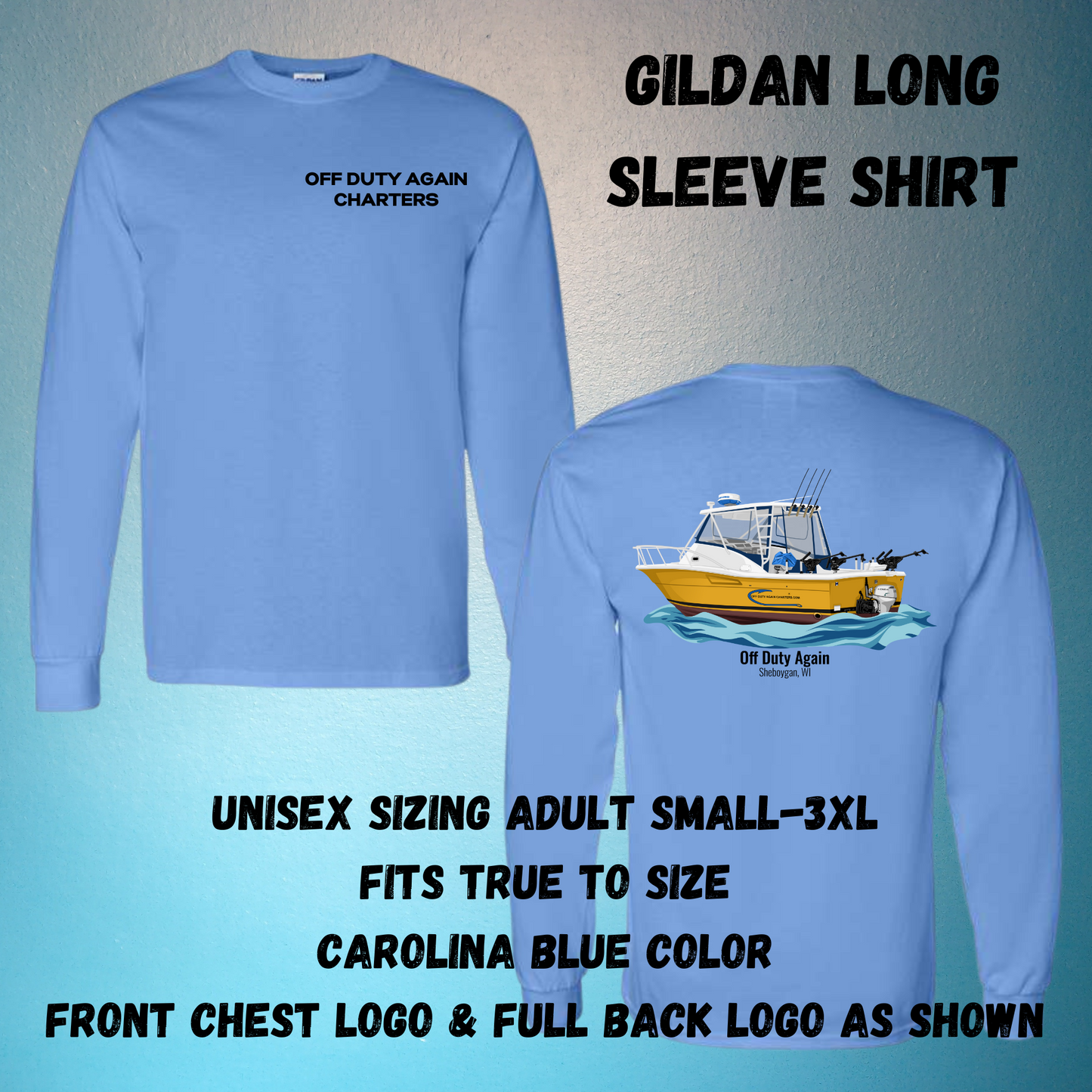 Gildan Long Sleeve Shirt Adult Unisex Sizing