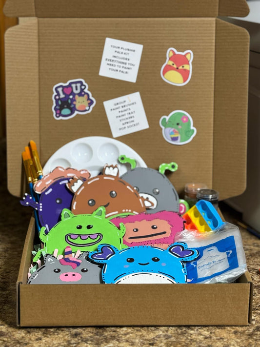 Plushy Pal Paint Kit Mini's (Set of 8) Design 3