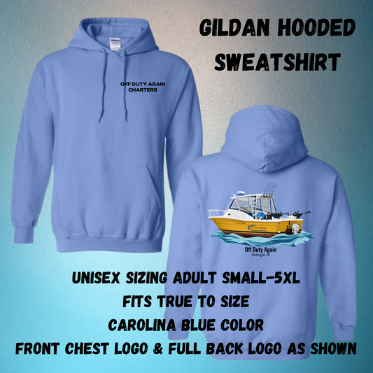 Gildan Hooded Sweatshirt Adult Unisex Sizing