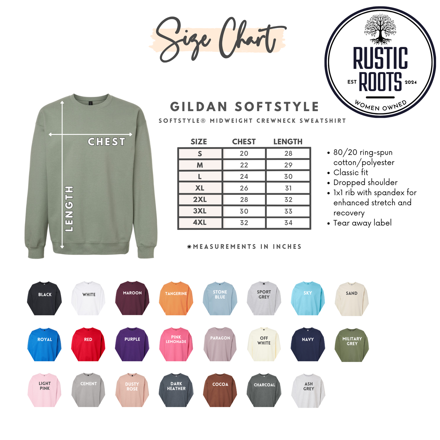 Custom Grandma / Mom Crewneck Sweatshirt