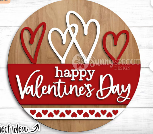 Happy Valentine's Hearts