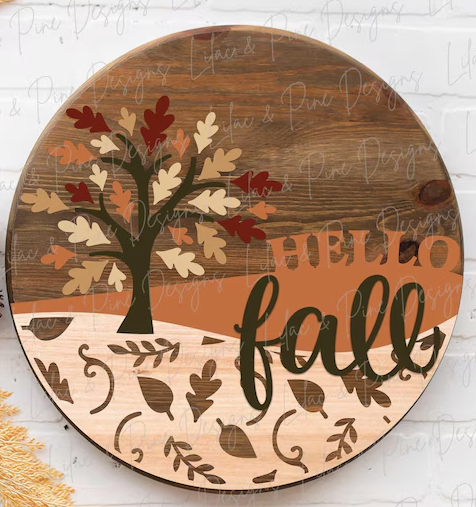 Hello Fall Tree