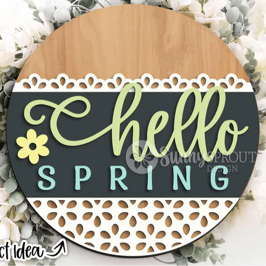 Hello Spring Lace