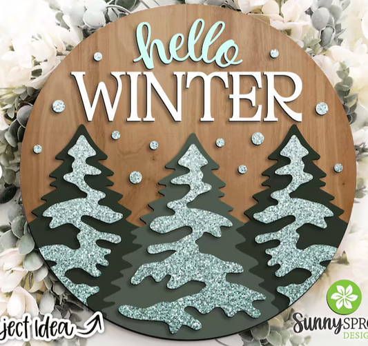 Hello Winter Trees
