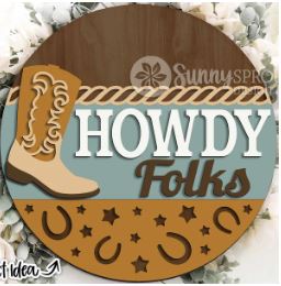 Howdy Folks Cowboy Boots