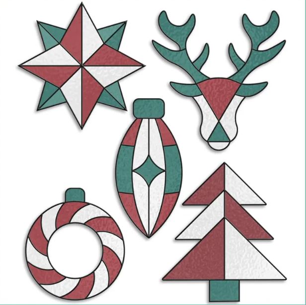 Faux Stained Glass Ornaments (November 2nd, 12:00pm @O'so Brewing Co.)