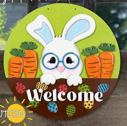 Welcome Bunny Glasses