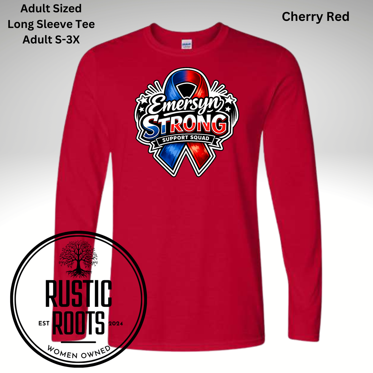 Adult Size Long Sleeve Tees