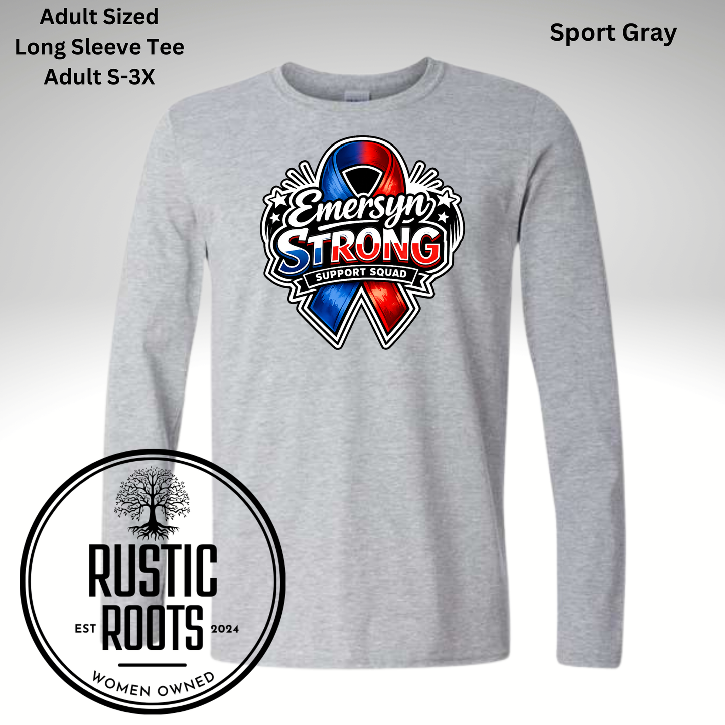 Adult Size Long Sleeve Tees