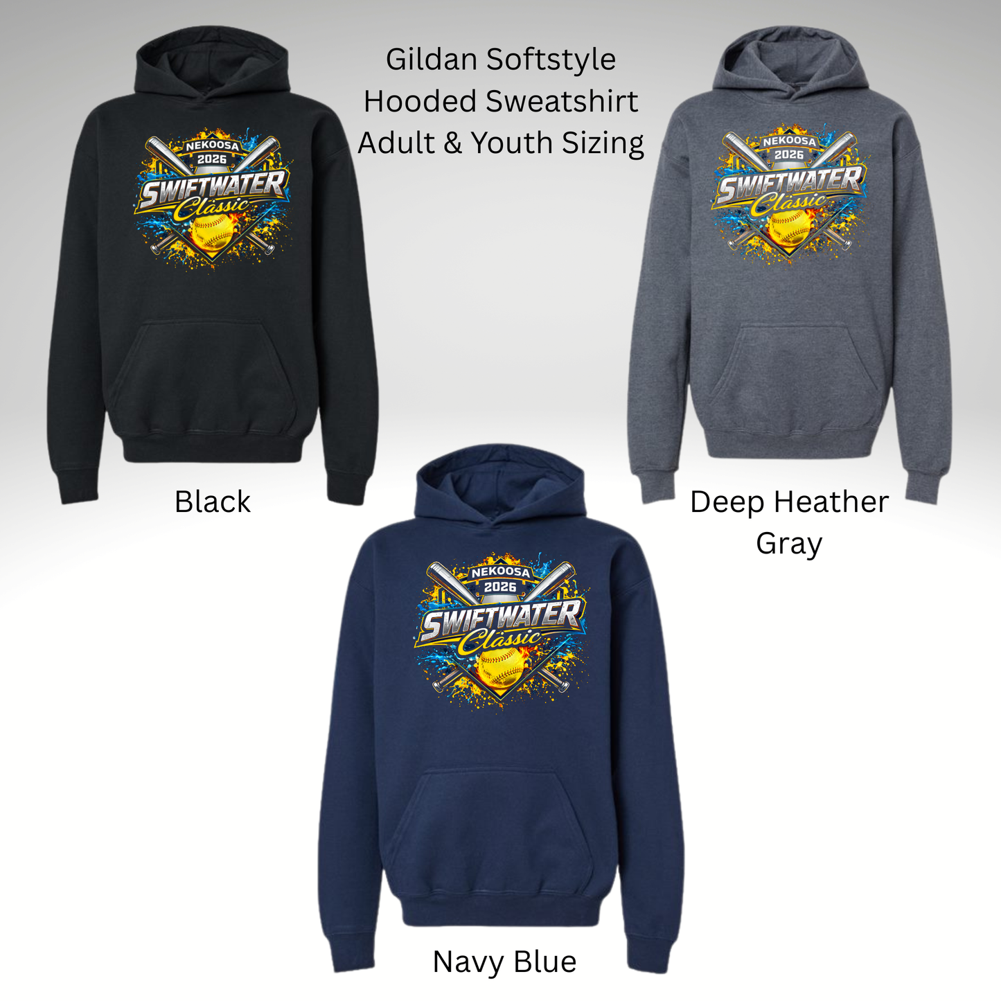 Hooded Sweatshirts  (Youth Sized & Adult Sized)