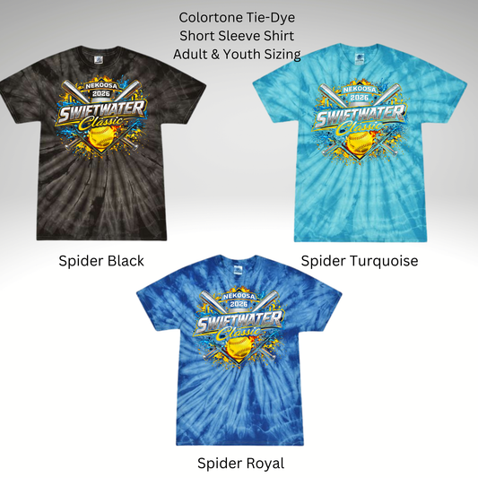 Short Sleeve Tees (Tie-Dyed)  (Youth Sized & Adult Sized)