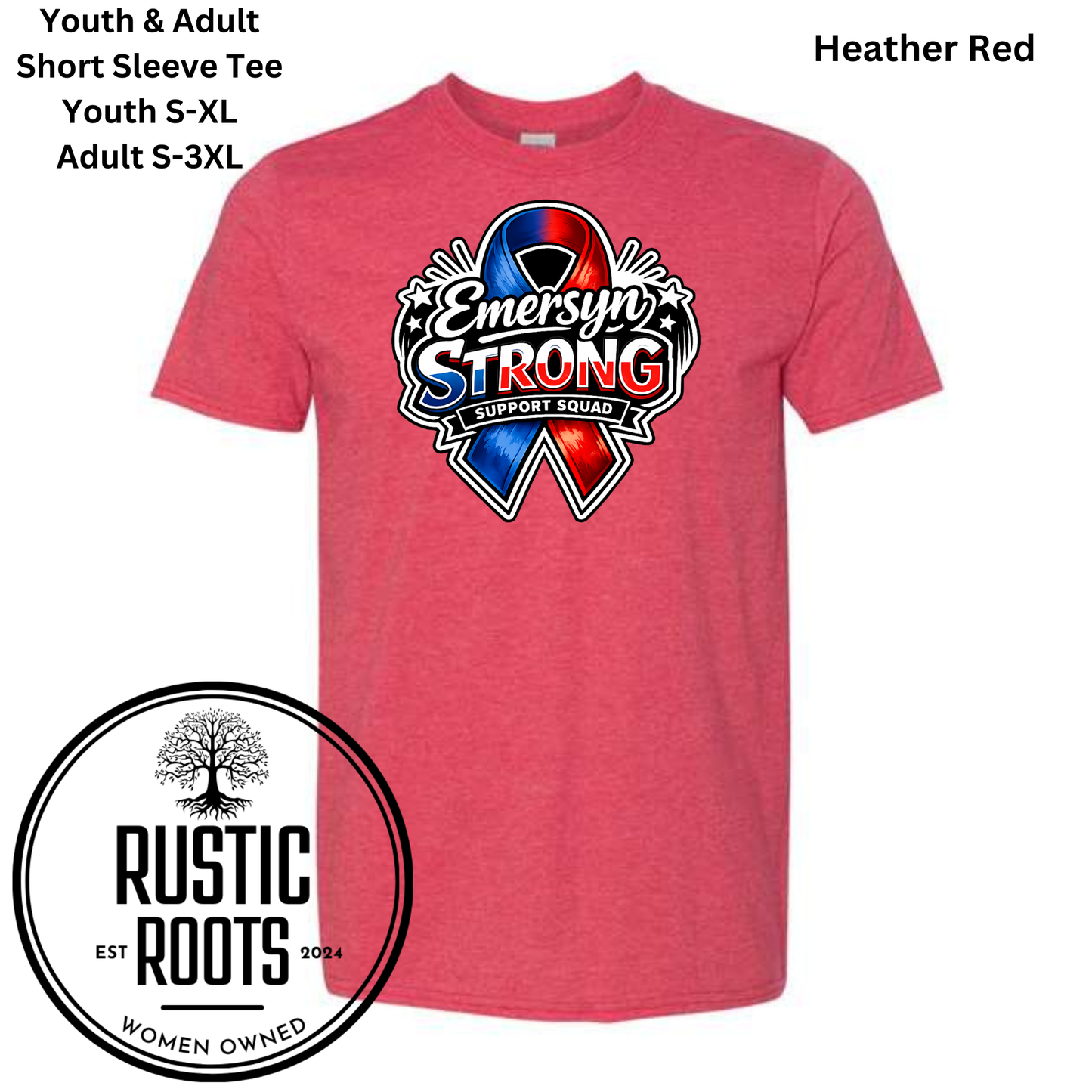 Youth & Adult Sized Short Sleeve Tees
