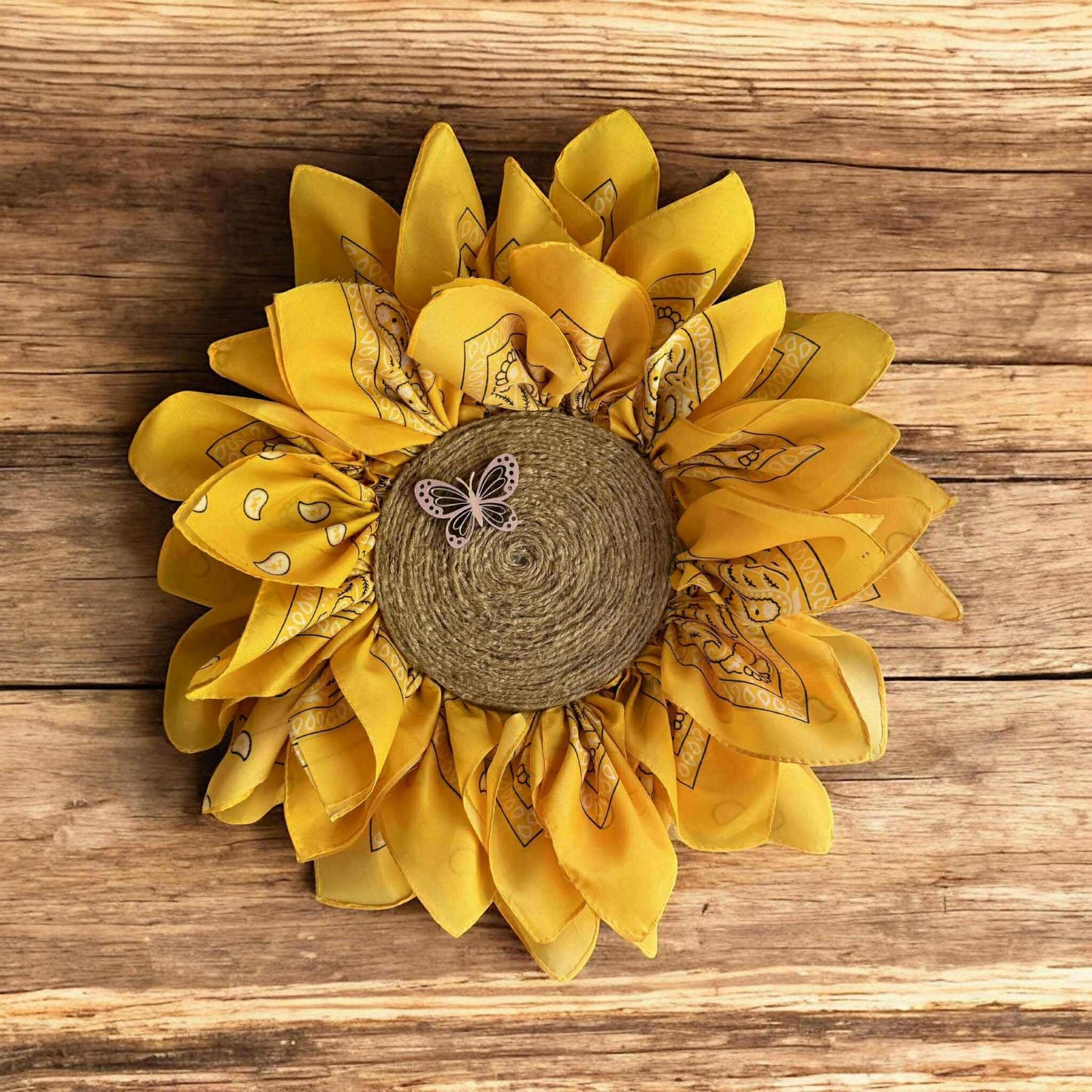 Sunflower Bandana Wreath Workshop (September 11th 6pm @Springville Sports Barn)