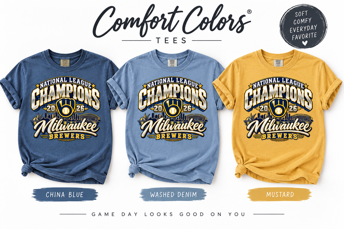 Baseball Champs Comfort Colors Tees