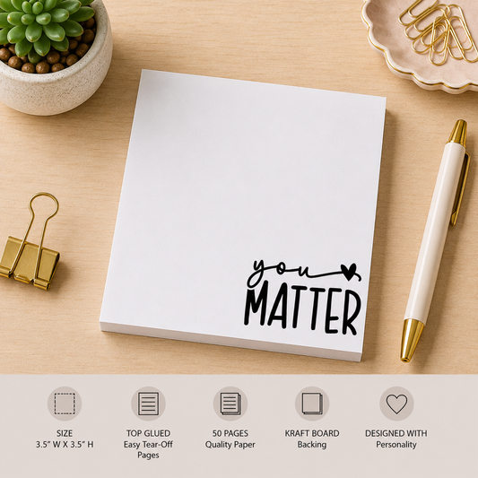 You Matter Mini Notepad