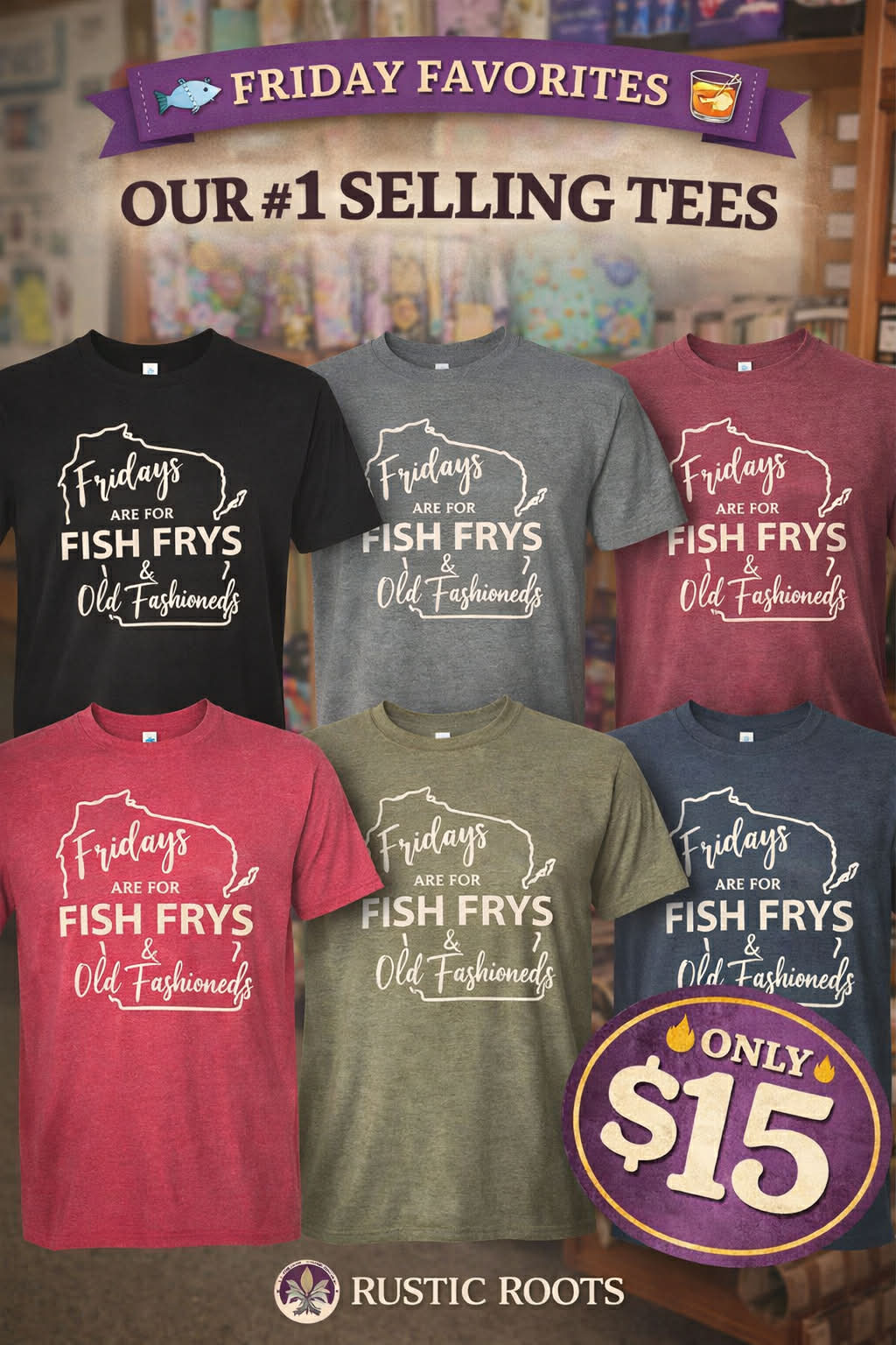 Fridays Are For Fish Frys & Old Fashioneds LENTEN SALE
